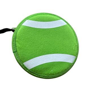 Green Tennis Ball CD Case Holds 12
